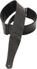 Levy's Leathers M7GG3-BLK Garment Leather Guitar Strap, Black