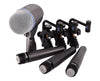 Shure DMK57-52 Drum Microphone Kit with 3 SM57+1 Beta52+drum mounts+carrying case