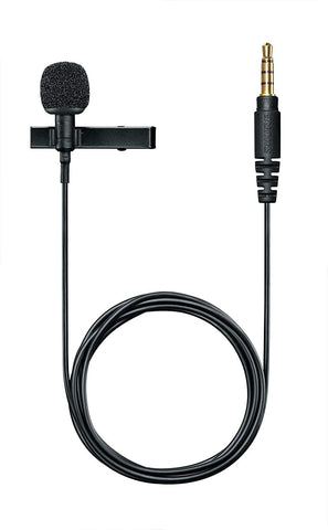 Shure MOTIV Vocal Condenser Microphone, Black (MVL-3.5MM)