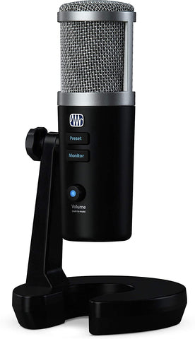 PreSonus Revelator USB Condenser Microphone for Podcasting, Live Streaming, with Built-in Voice Effects plus Loopback Mixer for Gaming, Casting, and Recording Interviews over Skype, Zoom, Discord