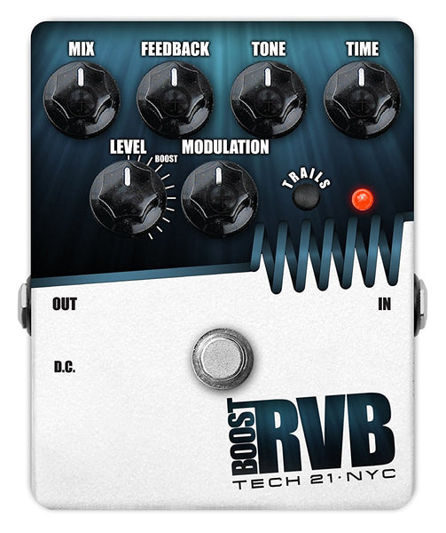 Tech 21 Boost Series RVB-T-V2 Guitar Delay Effect Pedal