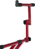 Gator Frameworks GFW-KEY-5100XRED Deluxe Two Tier X Style Keyboard Stand, Nord Red (Refurb)