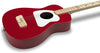 Loog 3 String Pro Acoustic Guitar and Accompanying App for Children, Teens and Beginners – Red