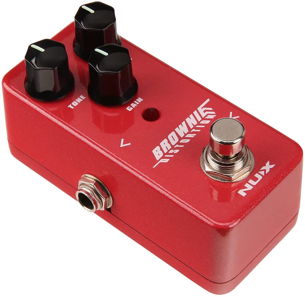 nux distortion pedal NUX Mini Core Brownie Distortion Guitar Effects Pedal Classical Britis