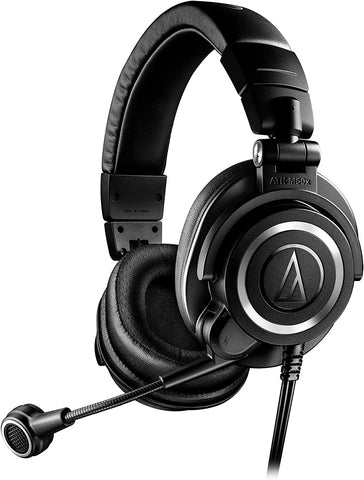 Audio Technica ATH-M50XSTS Streaming Headset; XLR and 1/4