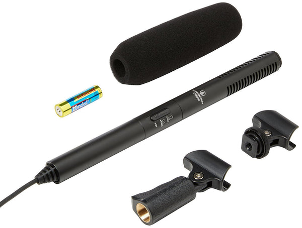 Audio-Technica ATR6550 Switch-Selectable Cardioid/Supercardioid Condenser Shotgun Microphone