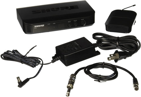 Shure BLX14 Bodypack Wireless System with WA302 Instrument Cable, H9