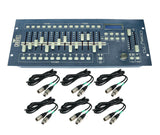 Chauvet DJ OBEY70 Obey 70 Lighting &amp;amp;amp;amp; Fog DMX-512 Controller w/ 10' &amp;amp;amp;amp; 25' Cables