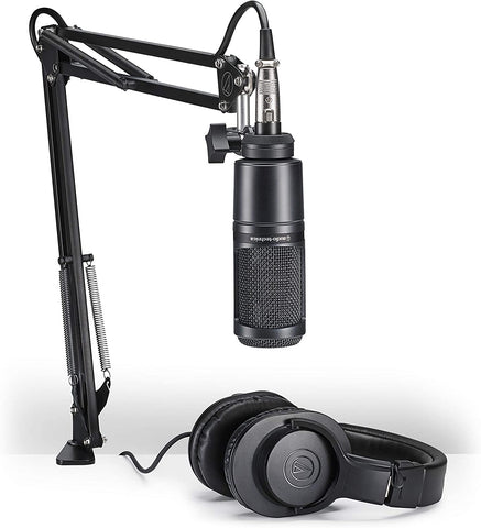 PreSonus Studio 26c 2x4 USB Type-C Audio/MIDI Interface with Studio One 5 Artist DAW Software with Audio-Technica AT2020 Vocal Microphone Arm Kit for Studio Recording/Streaming/Podcasting