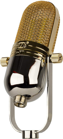 MXL Ribbon Microphone, XLR Connector, Chrome/Gold R77
