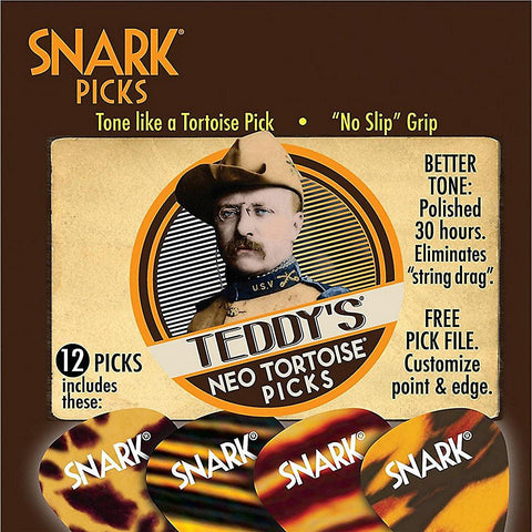 Snark Teddy's Neo Tortoise Guitar Picks .64 mm 12 Pack