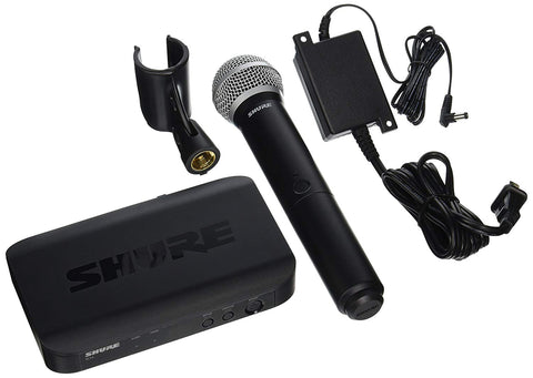 Shure BLX24/PG58-H9 Wireless Vocal System with PG58 Handheld Microphone, H9
