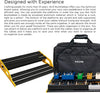 NuX EFX NPB-L (Large) Bumblebee Guitar Effects Pedalboard w/Bag, 13x18x4 Inches