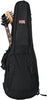 Gator 4G Style gig bag for 2 electric guitars with adjustable backpack straps, GB-4G-ELECX2