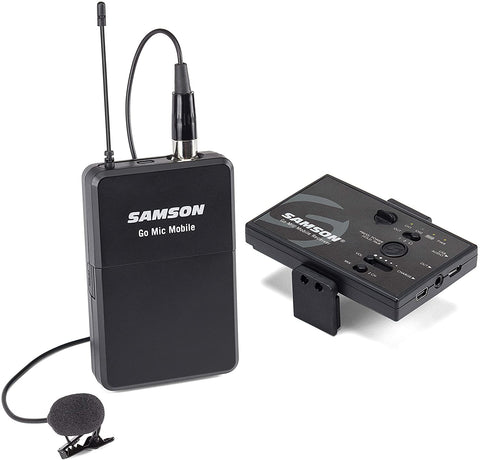 Samson Go Mic Mobile Professional Lavalier Wireless System for mobile video, smartphones, tablets, digital cameras