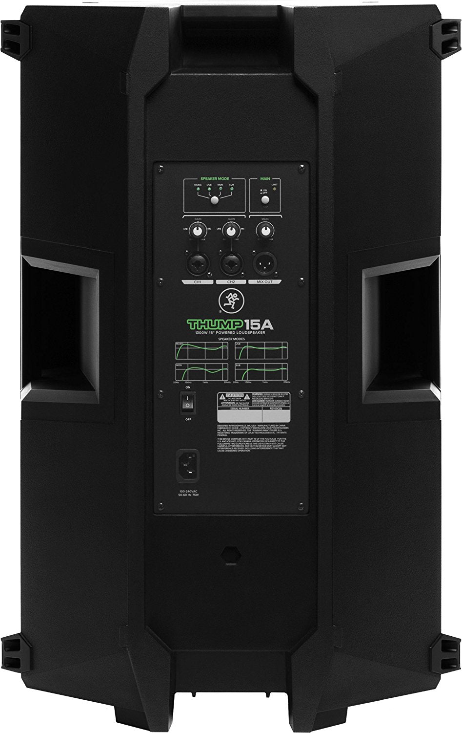 Pair of Mackie Thump15A 1000W 15 with 2 Stands and 2 XLR Cables
