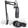 Audio-Technica AT2020USB+PK Vocal Microphone Pack for Streaming/Podcasting