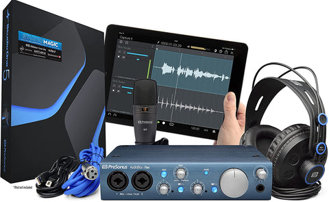 PreSonus Audiobox iTwo Studio USB/iPad hardware/software recording kit