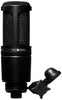 Audio Technica AT2020 Condenser Studio Microphone Bundle with Pop Filter and XLR Cable