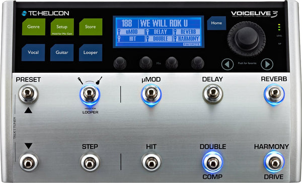 TC-Helicon VoiceLive 3 Guitar/Vocal Effects Processor and Looper
