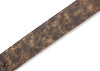 Levy's Leathers 2.5&quot; Garment Leather Guitar Strap Distressed Design; Brown