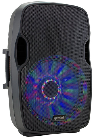 Gemini AS-15BLU-LT 15 INCH active loudspeaker with USB/SD/Bluetooth MP3 player