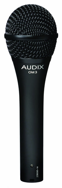 Audix OM3 Dynamic Hypercardioid Handheld Microphone (Refurb)
