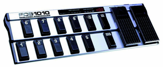Behringer MIDI FOOT CONTROLLER FCB1010 Ultra-Flexible MIDI Foot Controller with 2 Expression Pedals and MIDI Merge Function