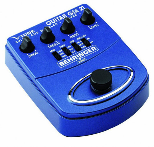 Behringer V-TONE GUITAR DRIVER DI GDI21 Guitar Amp Modeler/Direct Recording Preamp/DI Box