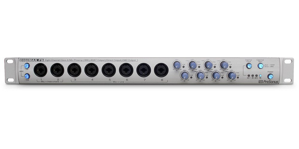 PreSonus DigiMax FS 8-Channel Mic Preamp w/ Digital Output PreSonus DigiMax FS 8-Channel Mic Preamp w/ Digital Output