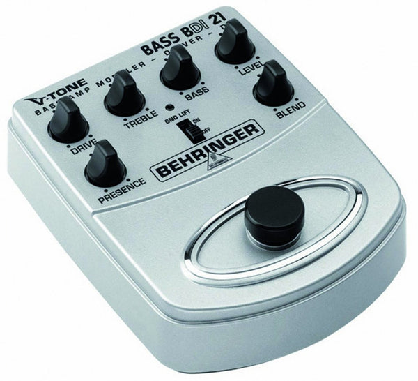 Behringer V-TONE BASS DRIVER DI BDI21 Bass Amp Modeler/Direct Recording Preamp/DI Box