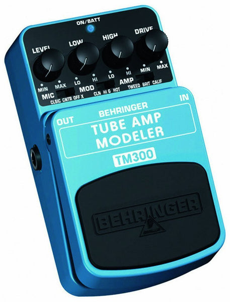 Behringer TUBE AMP MODELER TM300 Ultimate Tube Amp Modeling Effects Pedal