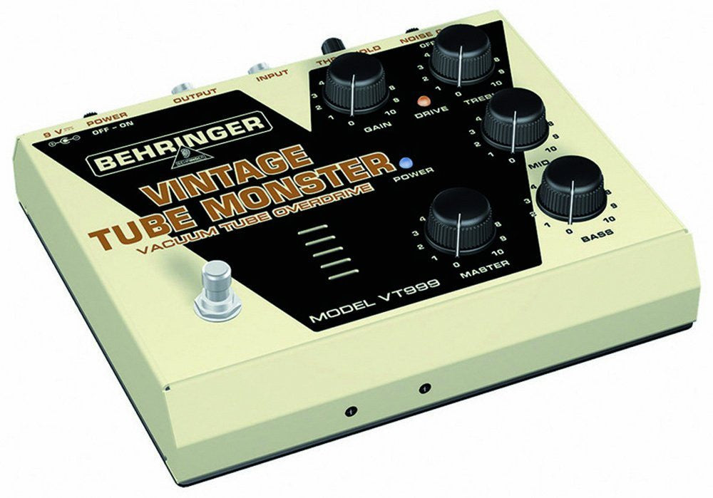 Behringer VINTAGE TUBE MONSTER VT999 Classic Vacuum Tube Overdrive