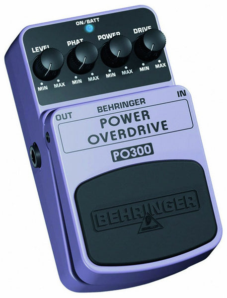 Behringer POWER OVERDRIVE PO300 Ultimate Power Overdrive Effects Pedal