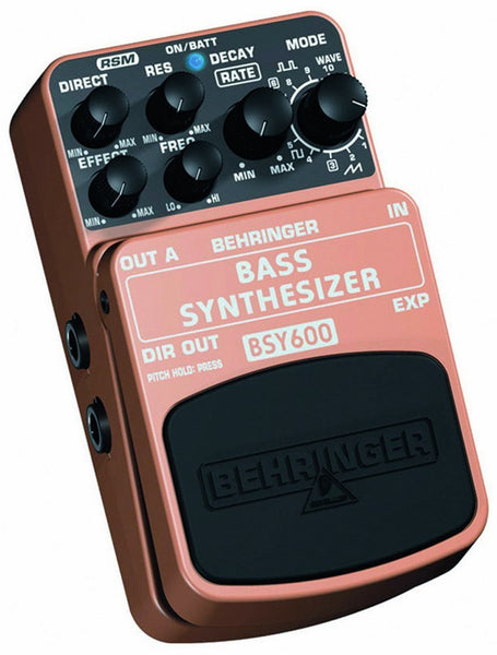 Behringer BASS SYNTHESIZER BSY600 Ultimate Bass Synthesizer Effects Pedal