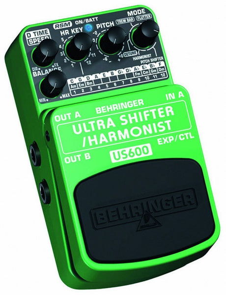 Behringer ULTRA SHIFTER/HARMONIST US600 Ultimate Pitch Shifter / Harmonist Effects Pedal