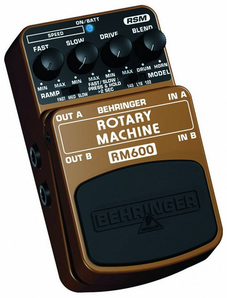 Behringer ROTARY MACHINE RM600 Ultimate Rotary Speaker Modeling Effects Pedal