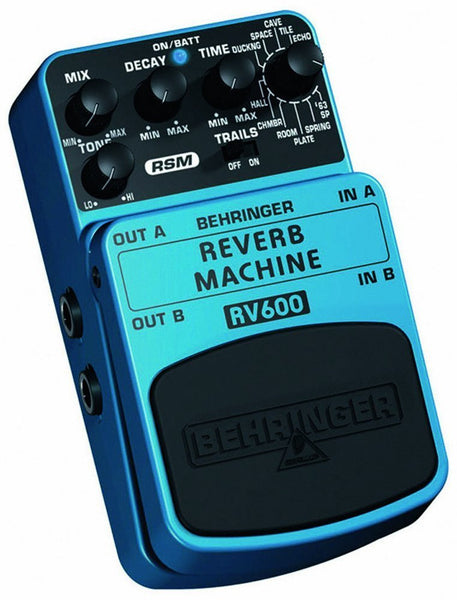 Behringer REVERB MACHINE RV600 Ultimate Reverb Modeling Effects Pedal