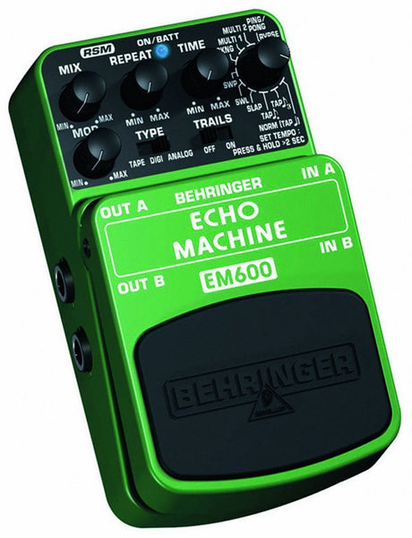Behringer ECHO MACHINE EM600 Ultimate Echo Modeling Effects Pedal