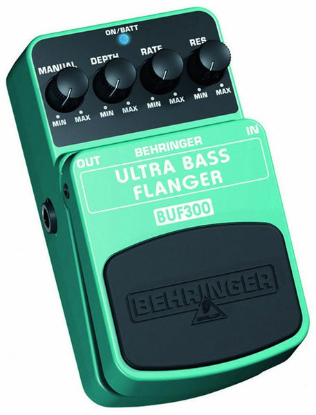 Behringer ULTRA BASS FLANGER BUF300 Ultimate Bass Flanger Effects Pedal