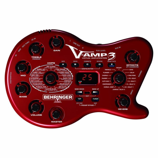 Behringer VIRTUAL AMPLIFICATION V-AMP 3 Next-Generation Modeling Guitar Amplifier with 480 Virtual Combos and USB Audio Interface