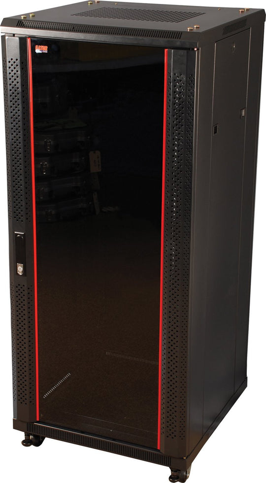 Gator 18U, 23" Deep Rack w/Glass Door
