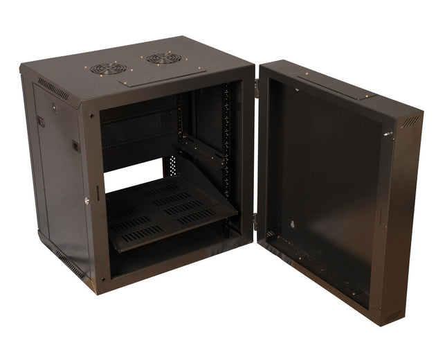 Gator 18U, 21" Deep Sectional Wall Rack, Steel Door