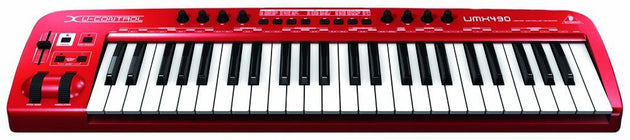 Behringer U-CONTROL UMX490 The Ultimate Studio in a Box: 49-Key USB/MIDI Controller Keyboard with Separate USB/Audio Interface