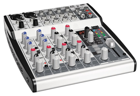 Behringer UB1002FX Eurorack Ultra-Low Noise 10-Input 2-Bus Mic/Line Mixer with Premium Mic Preamplifiers and Multi-FX Processor