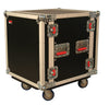 Gator 12U, 24" Deep Audio Road Rack Case w/ Casters