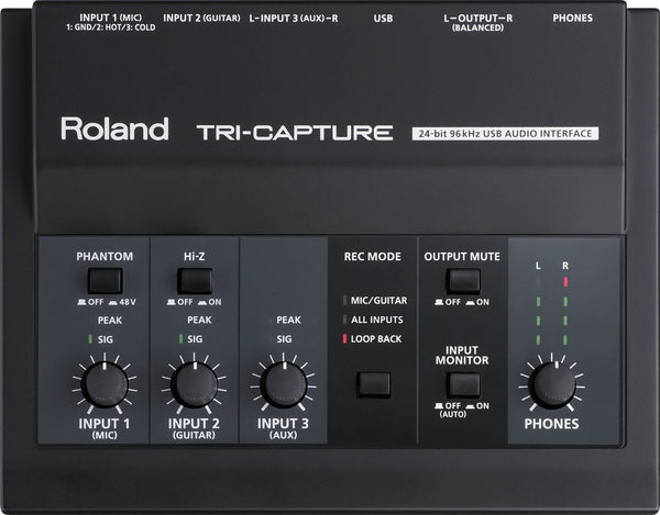 Rroland UA-33 Tri-Capture Audio Interface