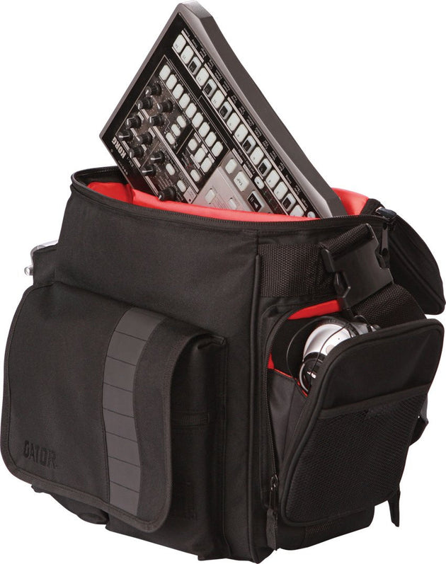 Gator G-CLUB-DJ BAG DJ Bag; Accommodates 35 LP's, Serato-Style Interface, & Accessories