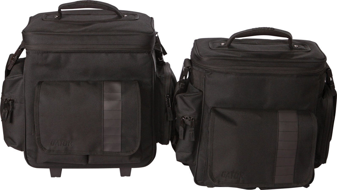 Gator DJ Bag & Cart Combo for 70 LPs & Interface