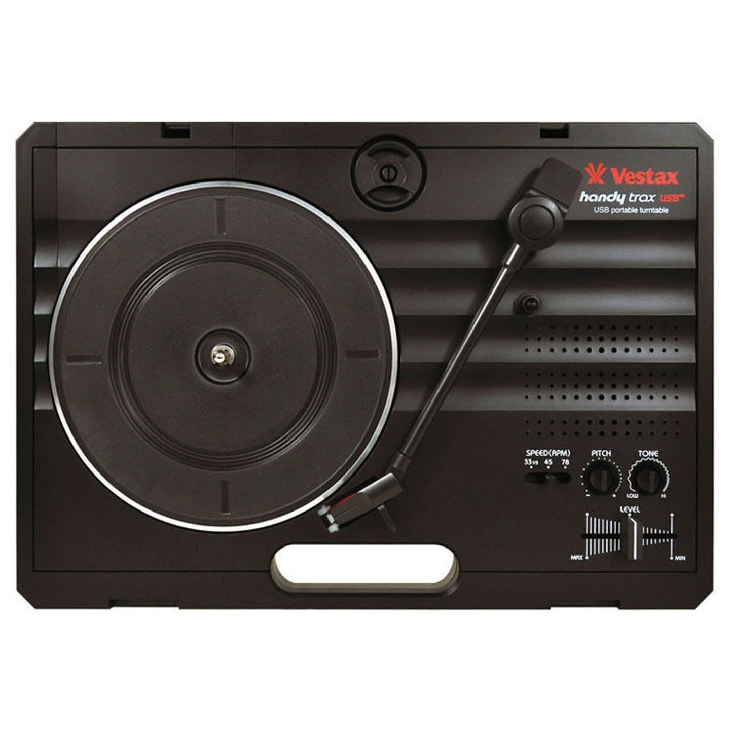 Vestax HandyTrax USB BLK Portable USB Turntable in BLACK